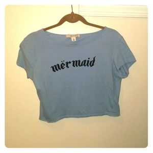 Mermaid crop top